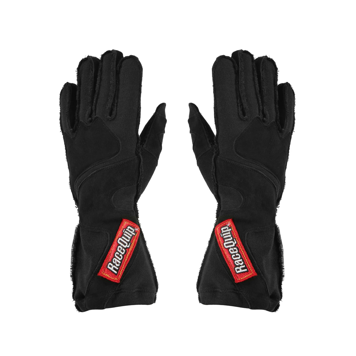 RaceQuip 356 Series 2 Layer Nomex Outseam Race Gloves SFI 3.3 / 5 All Black X-Large
