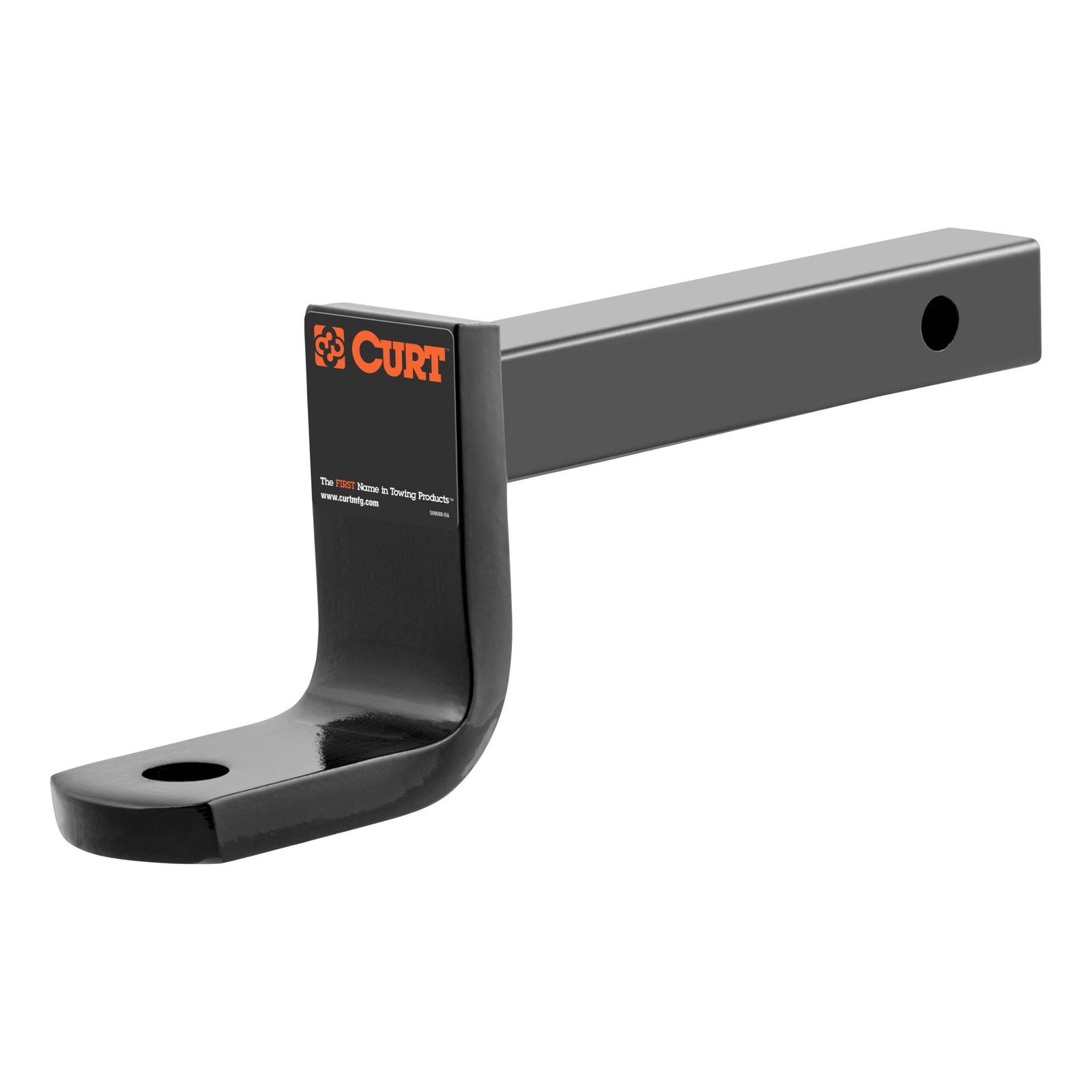 CURT 45016 Class 2 Trailer Hitch Ball Mount, Fits 1-1/4-Inch Receiver, 3,500 lbs, 3/4-Inch Hole, 3-1/4-Inch Drop, 2-5/8-Inch Rise