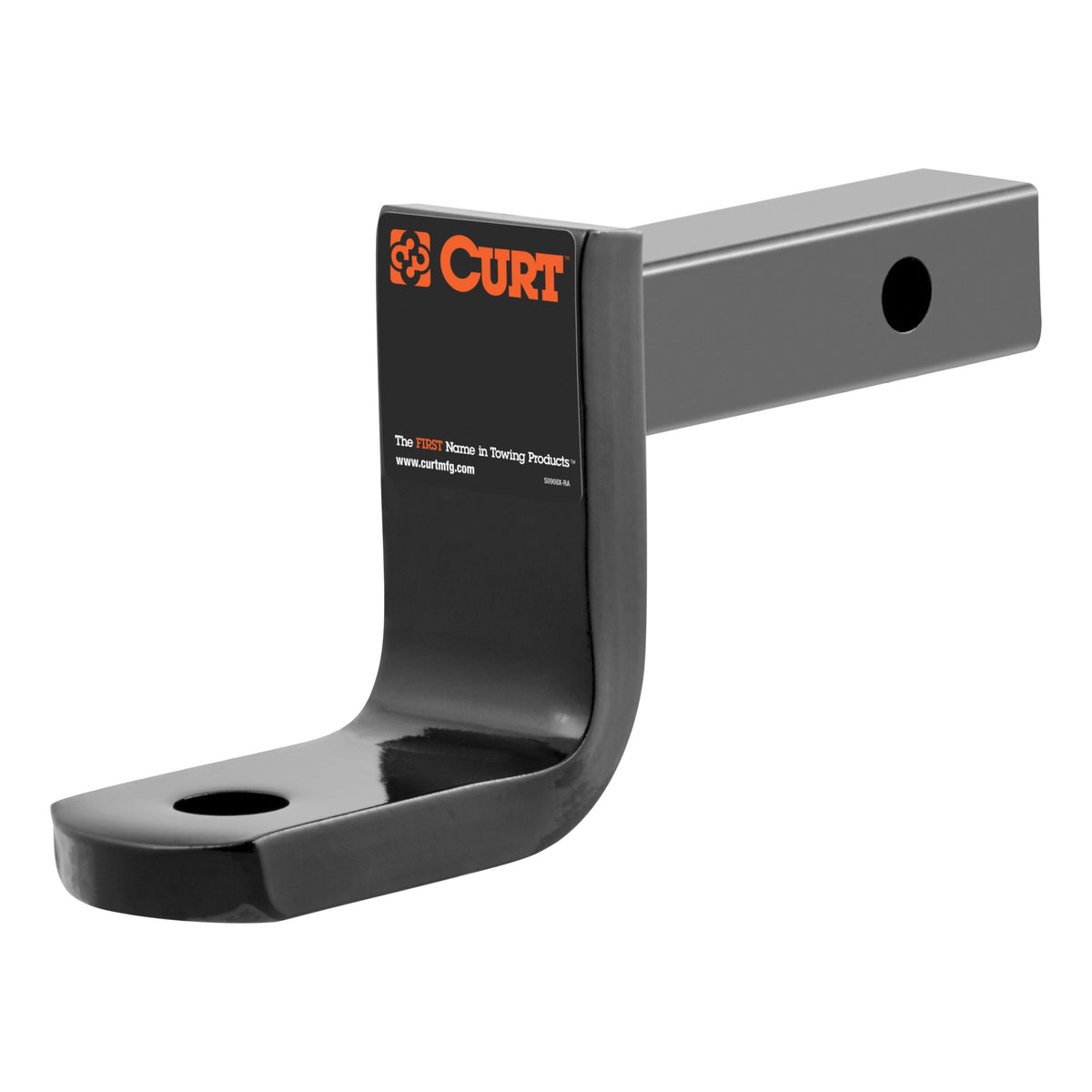 CURT 45017 Class 2 Trailer Hitch Ball Mount, Fits 1-1/4-Inch Receiver, 3,500 lbs, 3/4-Inch Hole, 3-1/4-Inch Drop, 2-5/8-Inch Rise