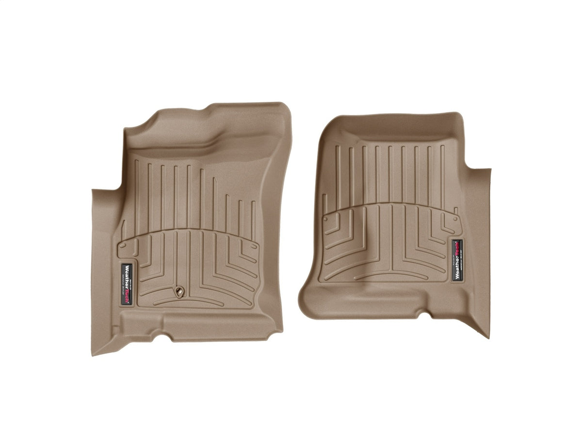 Weathertech - FloorLiner™ DigitalFit® Tan Front & Rear Set 05-10 Dodge Dakota / 06-09 Mitsubishi Raider / 11 Ram Dakota 