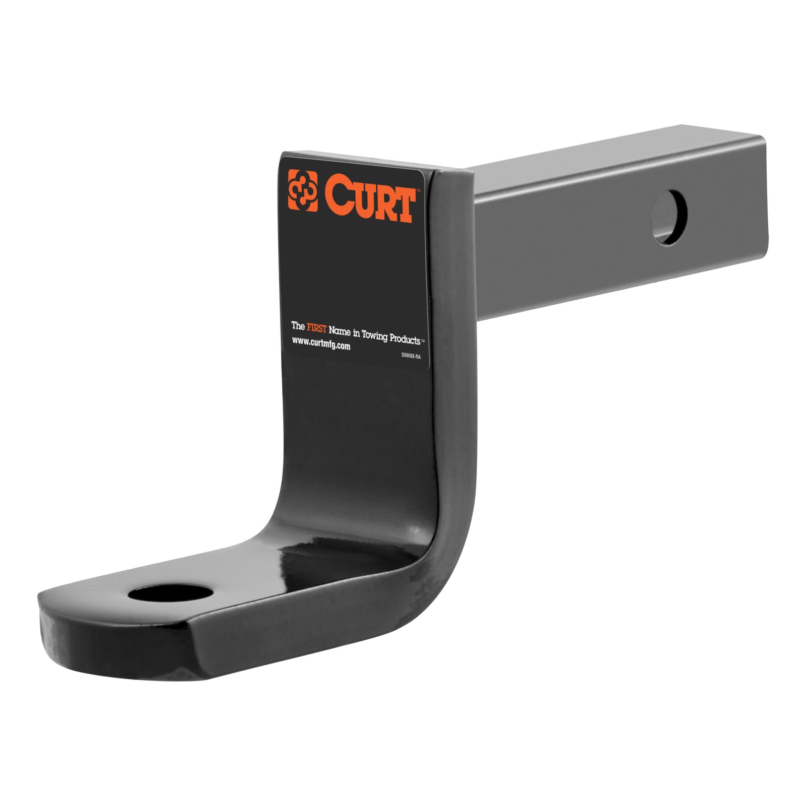 CURT 45027 Class 1 Trailer Hitch Ball Mount, Fits 1-1/4-Inch Receiver, 2,000 lbs, 3/4-Inch Hole, 3-1/4-Inch Drop, 2-5/8-Inch Rise