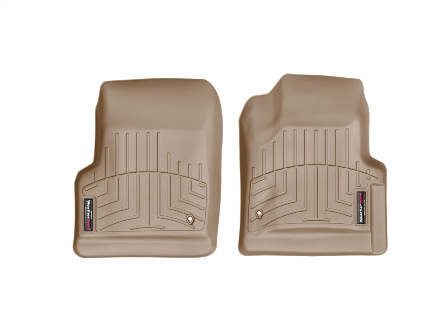 Weathertech - FloorLiner™ DigitalFit® Tan Front & Rear Set 97-06 Jeep Wrangler - 45042-1-2