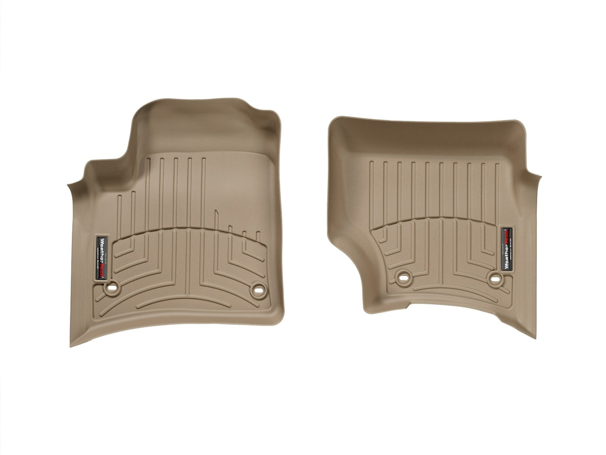 Weathertech - FloorLiner™ DigitalFit® Tan Front & Rear Set 04-08 Porsche Cayenne / 04-08 Volkswagen Touareg - 45045-1-2