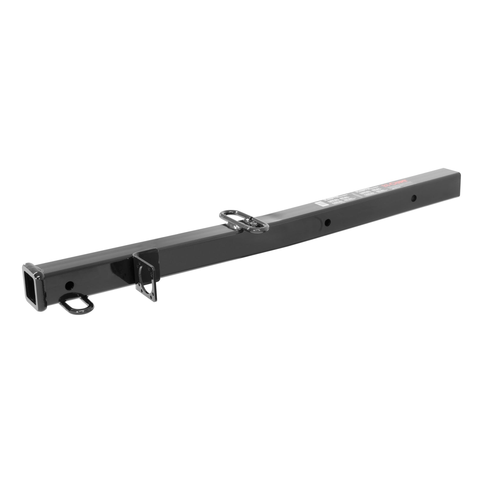 CURT 45048 Trailer Hitch Receiver Adapter Reducer, 2-1/2 to 2-Inch, 34-In Extension, 4,500 lbs