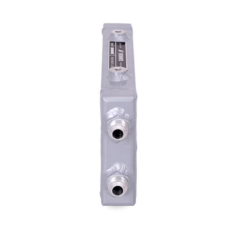 Mishimoto Universal Small Bar and Plate Dual Pass Silver Oil Cooler - MMOC-DP-SSL