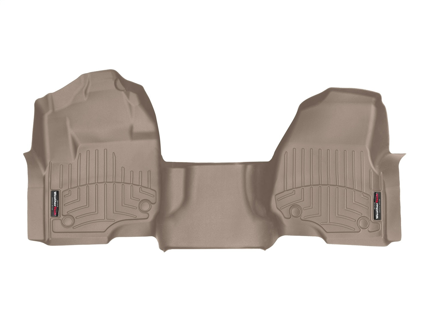 Weathertech - FloorLiner™ DigitalFit® - Tan Front 17-22 Ford F-250 / 17-22 Ford F-350 / 17 Ford F-450-Super-Duty - 45103