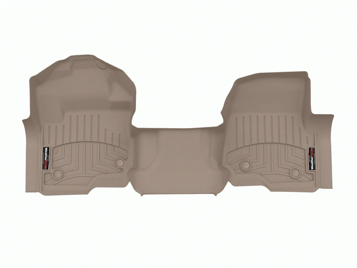 Weathertech - FloorLiner™ DigitalFit® Tan Front & Rear Set 23-25 Ford F-250 / 23-25 Ford F-350 - 4510331-4510123