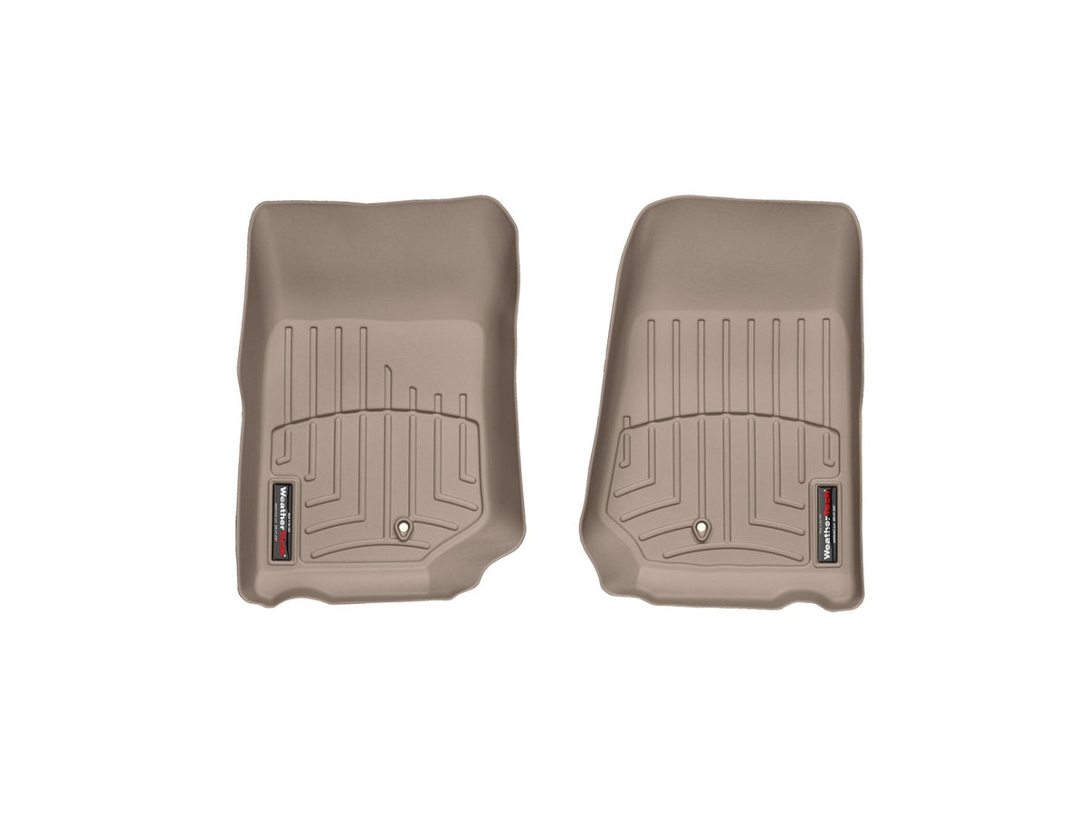 Weathertech - FloorLiner™ DigitalFit® Tan Front & Rear Set 07-13 Jeep Wrangler - 45105-1-2IM