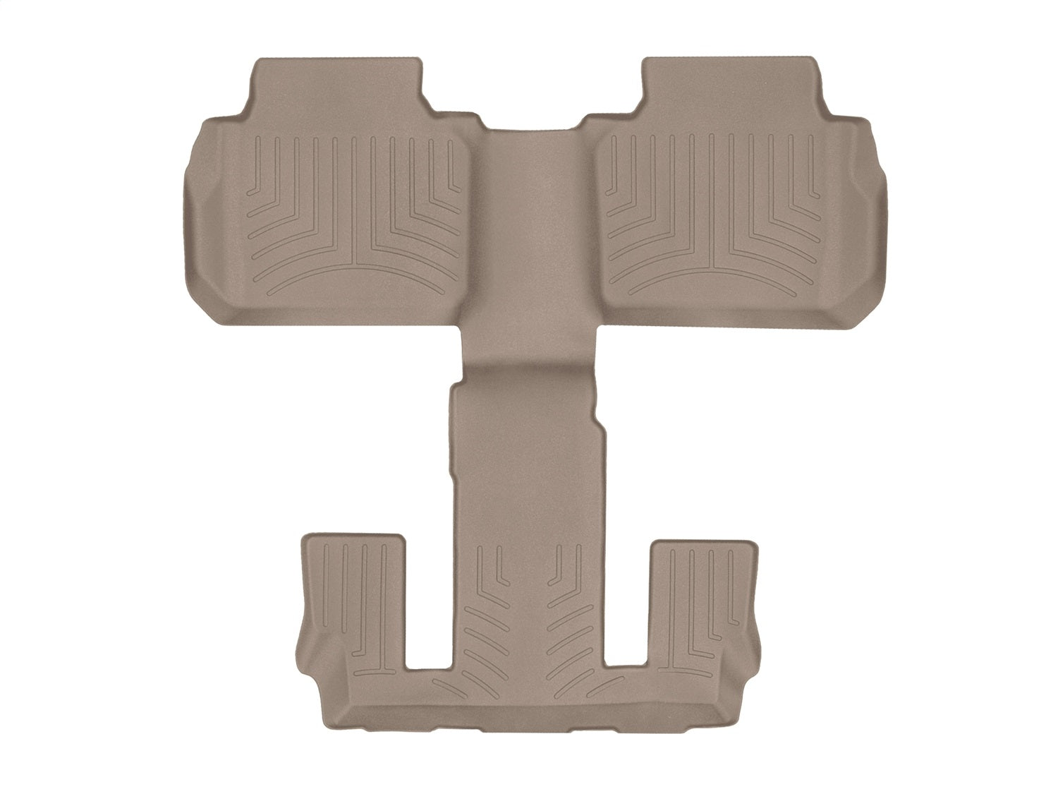 Weathertech - FloorLiner™ DigitalFit® - Tan Rear and Third Row 20-25 Cadillac XT6 / 17-23 GMC Acadia - 4510803