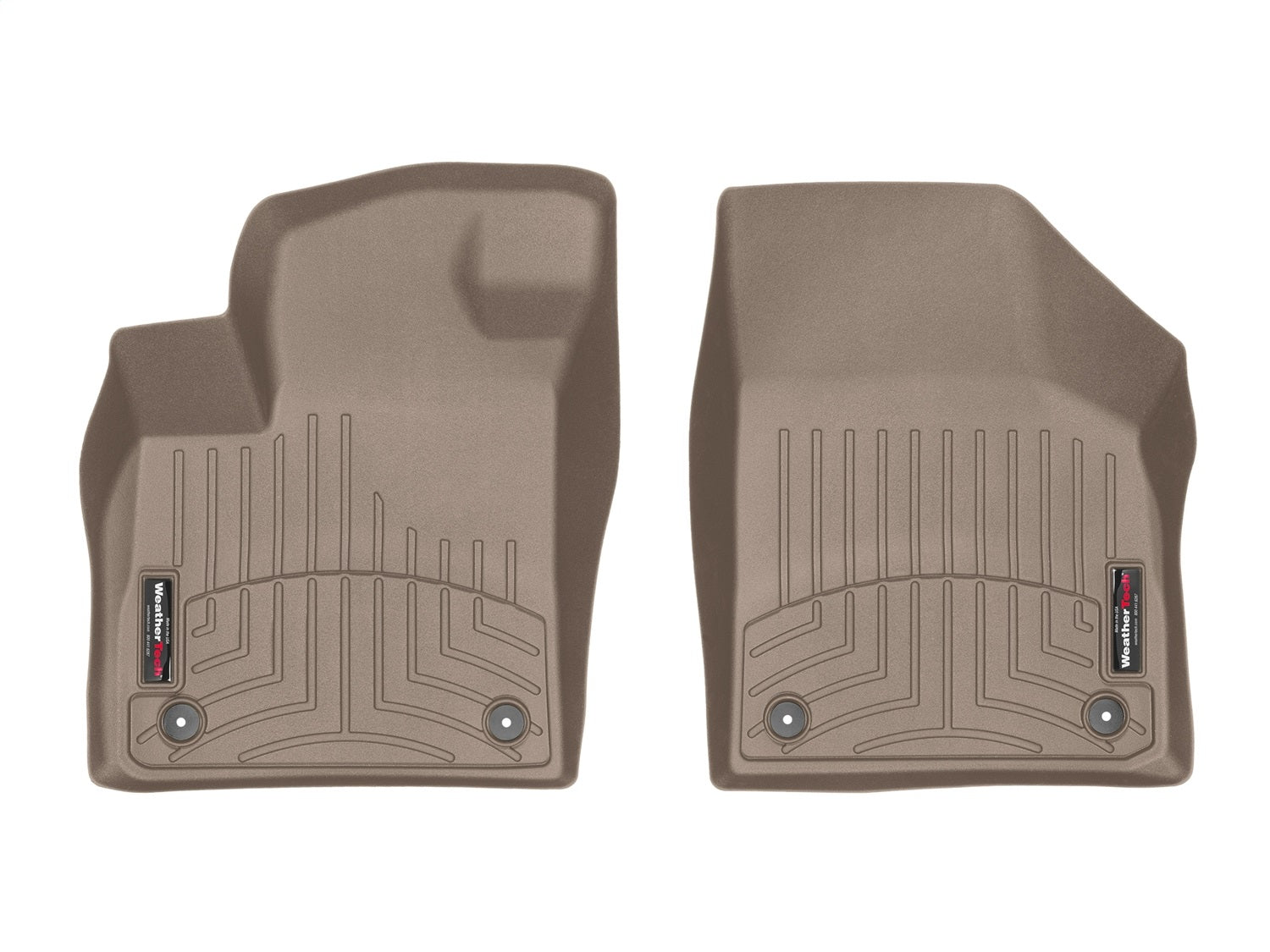 Weathertech - FloorLiner™ DigitalFit® Tan Front, Rear & Third Row Set 18-24 Volkswagen Atlas - 451084-1-2-5