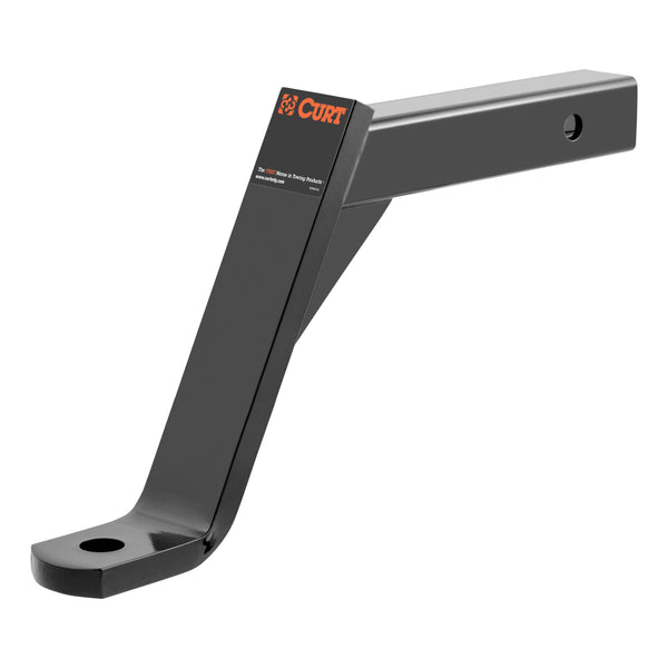 CURT 45112 Class 3 Trailer Hitch Ball Mount, Fits 2-Inch Receiver, 5,000 lbs, 1-Inch Hole, 10-Inch Drop
