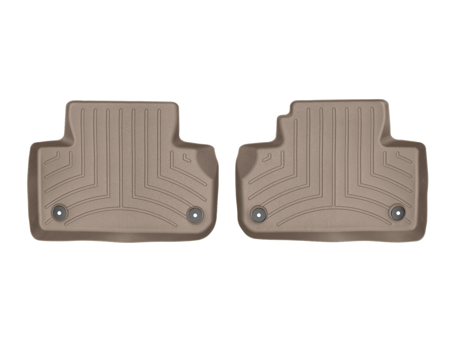 Weathertech - FloorLiner™ DigitalFit® - Tan Rear 18-25 Audi Q5 / 18-25 Audi SQ5 - 4511462