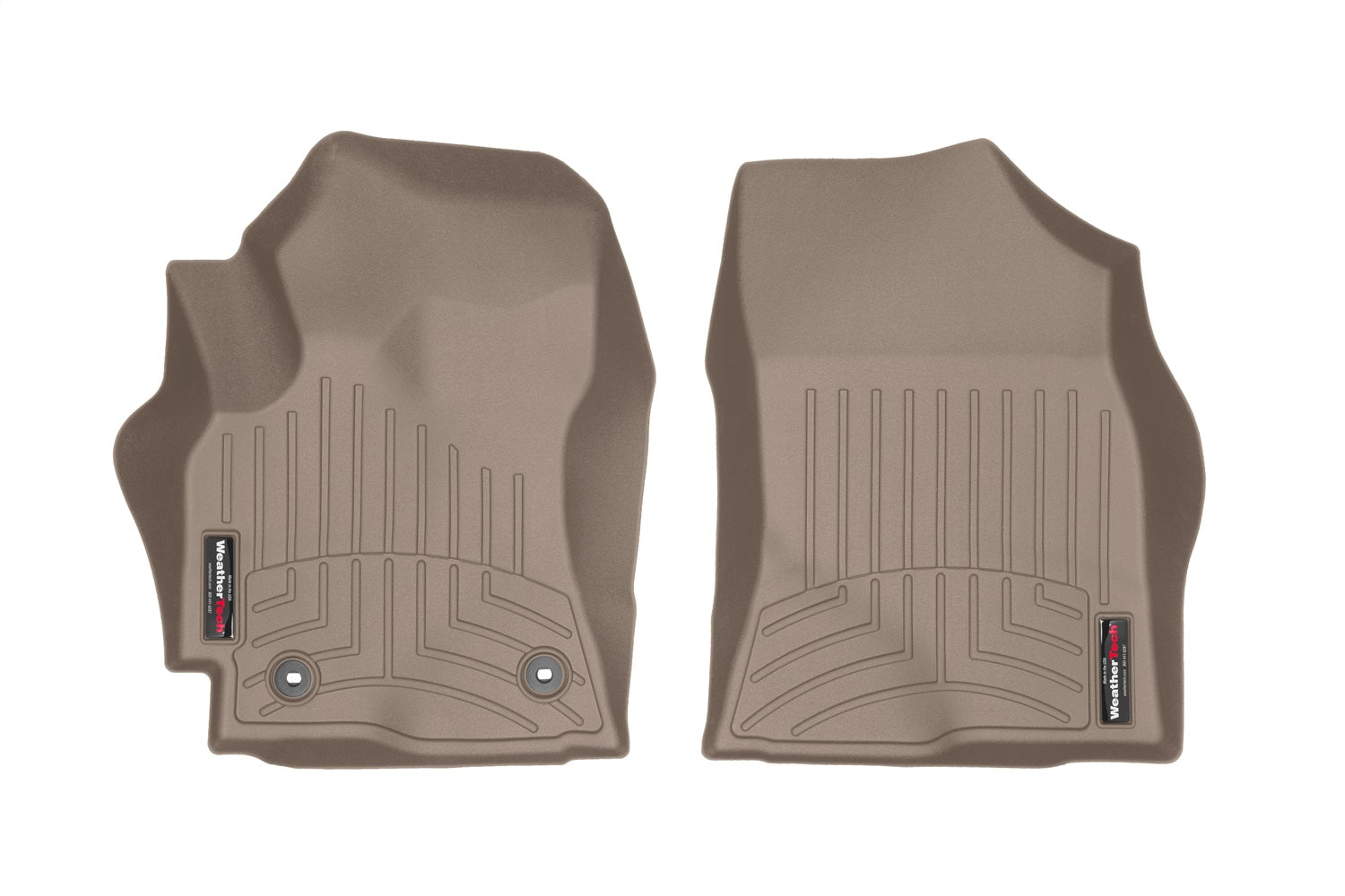 Weathertech - FloorLiner™ DigitalFit® Tan Front & Rear Set 17-19 Toyota Corolla - 4511641-455802