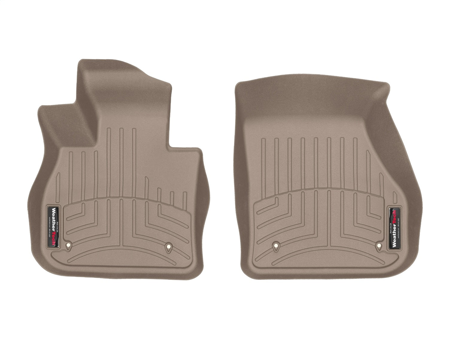 Weathertech - FloorLiner™ DigitalFit® Tan Front & Rear Set 17-24 Mini Cooper-Countryman - 451178-1-2