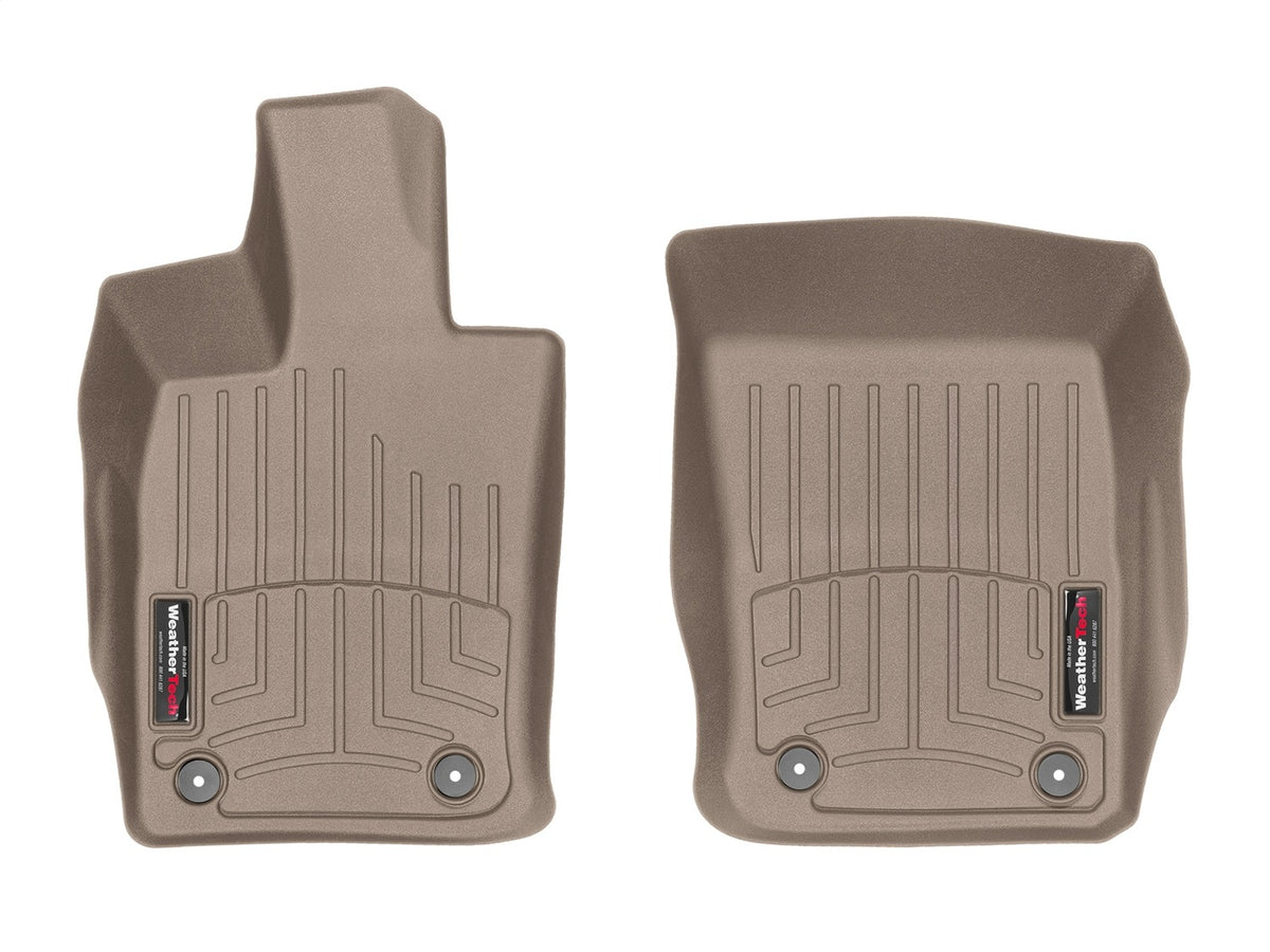 Weathertech - FloorLiner™ DigitalFit® Tan Front & Rear Set 17-23 Porsche Panamera - 451180-1-3
