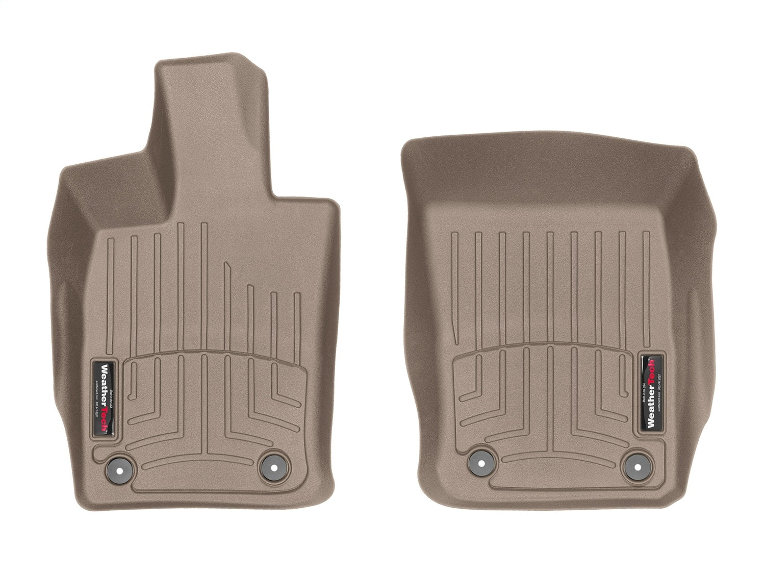 Weathertech - FloorLiner™ DigitalFit® - Tan Front 17-23 Porsche Panamera - 4511801