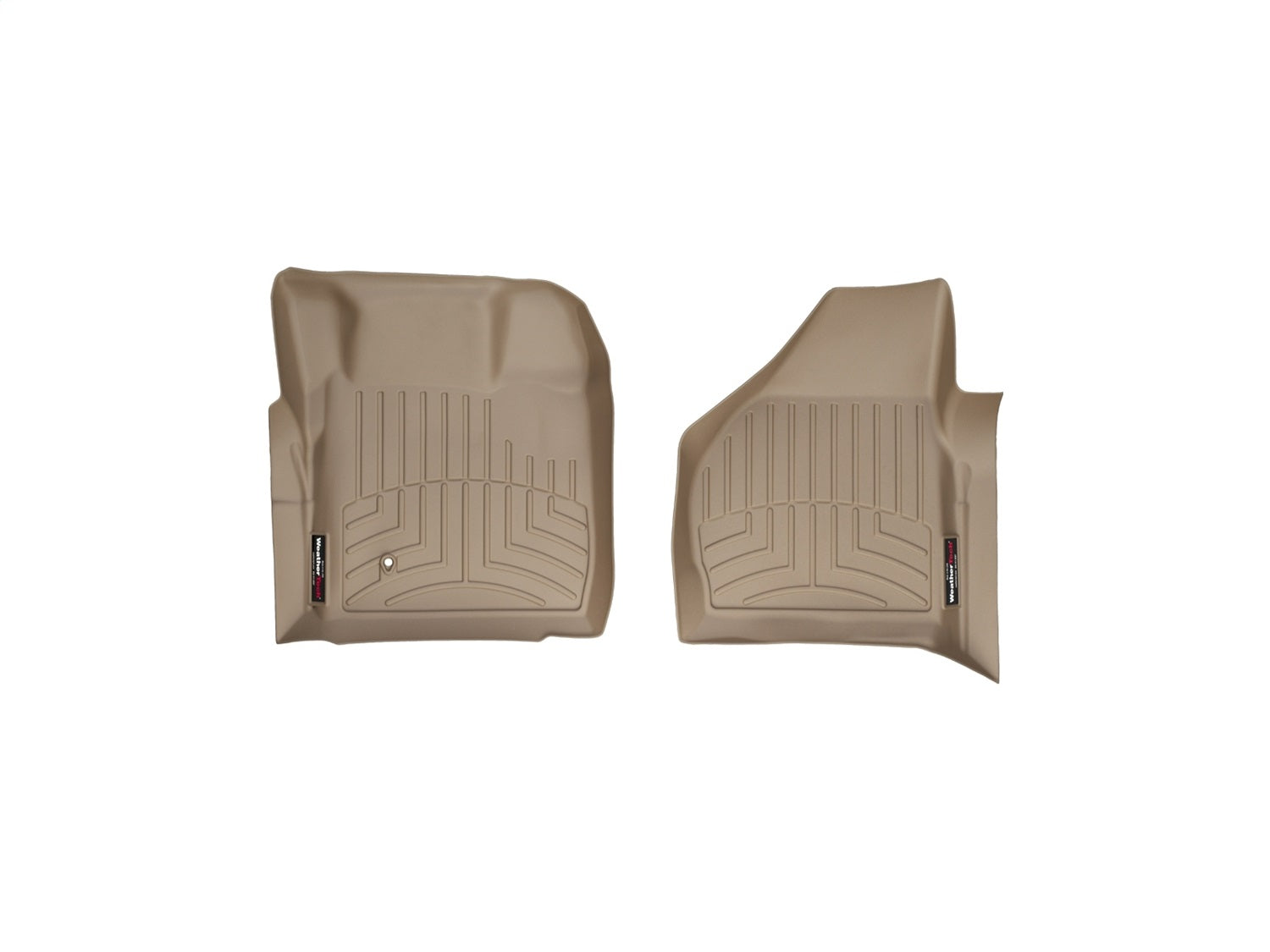 Weathertech - FloorLiner™ DigitalFit® Tan Front & Rear Set for F-250 / F-350 / F-450-Super-Duty / F-550-Super-Duty - 451