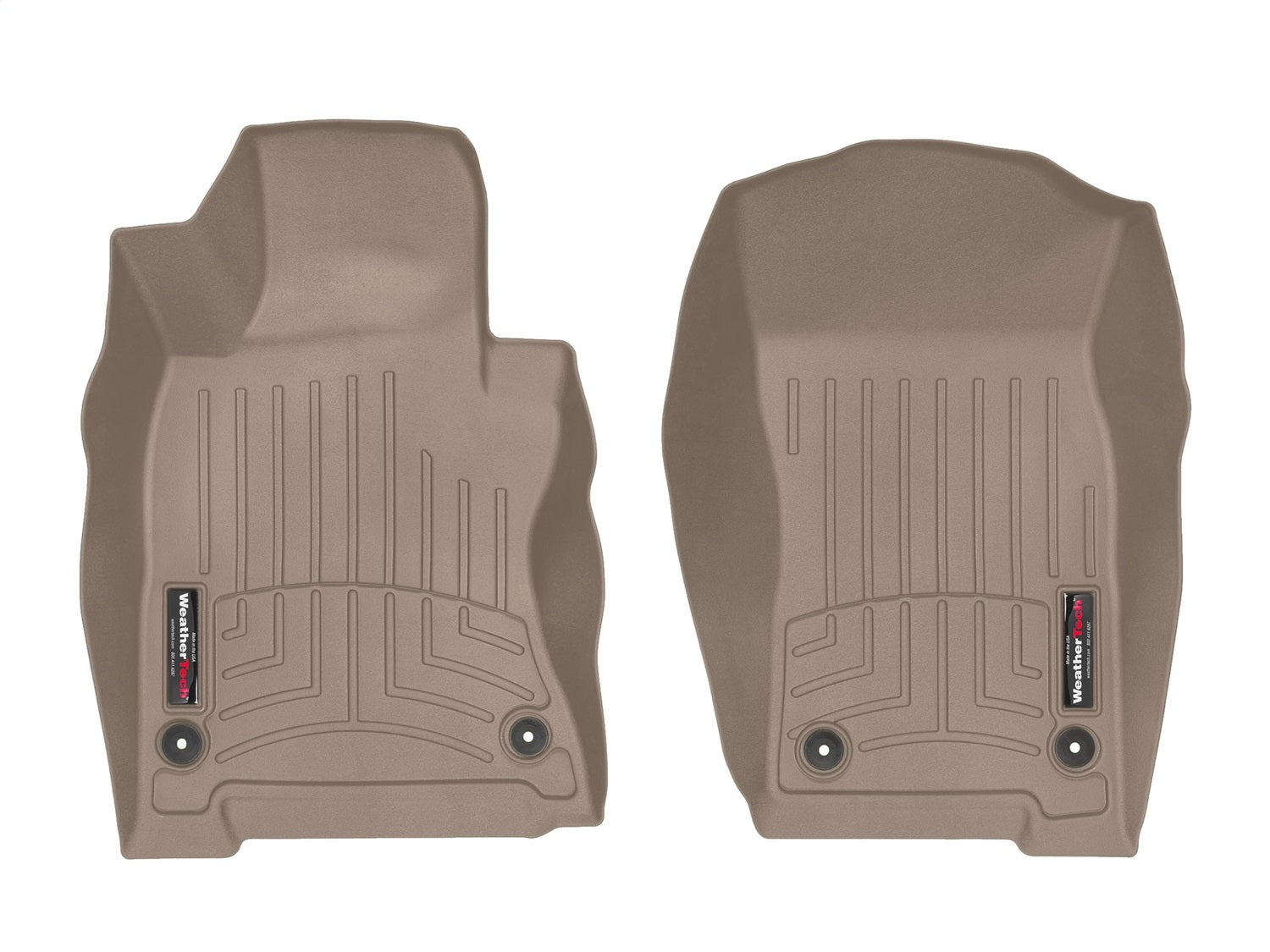 Weathertech - FloorLiner™ DigitalFit® - Tan Front - 4512581