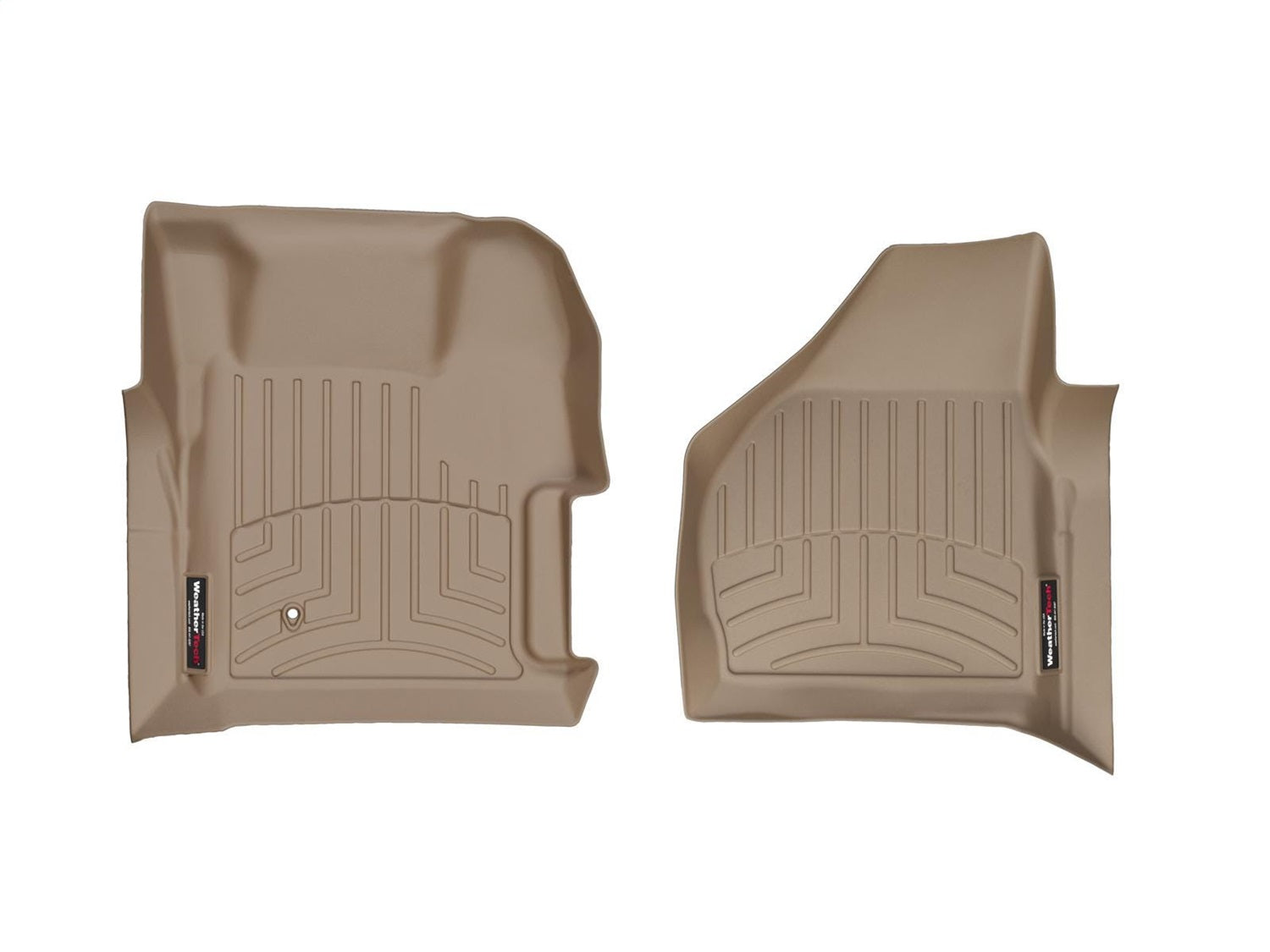 Weathertech - FloorLiner™ DigitalFit® - Tan Front 08-10 Ford F-250 / 08-10 Ford F-350 / 08-10 Ford F-450-Super-Duty - 45