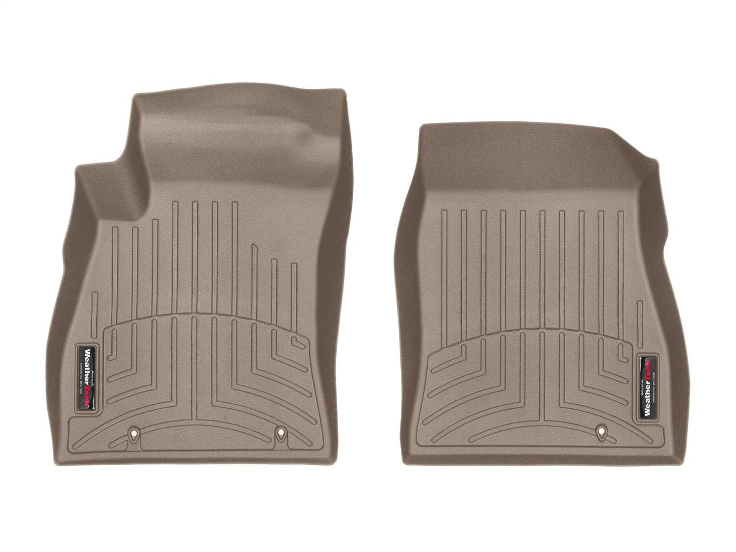 Weathertech - FloorLiner™ DigitalFit® Tan Front & Rear Set 17-19 Nissan Sentra - 4512791-454912