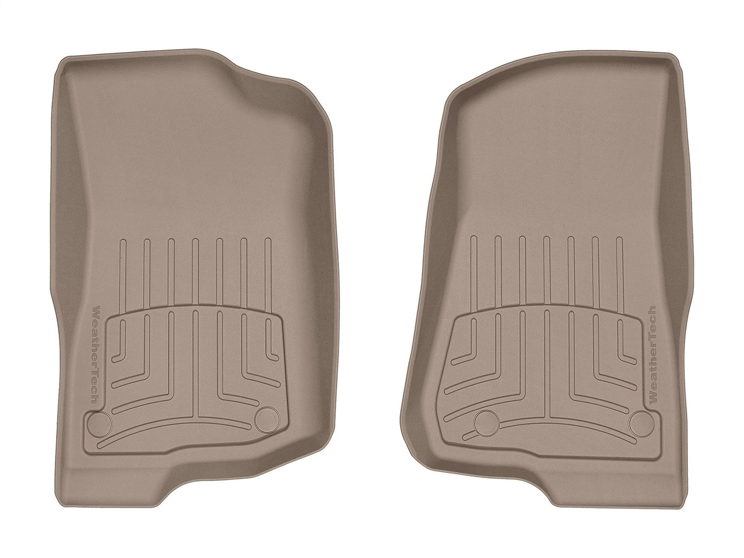 Weathertech - FloorLiner™ HP Tan Front & Rear Set 18-26 Jeep Wrangler - 4513131IM-4513132