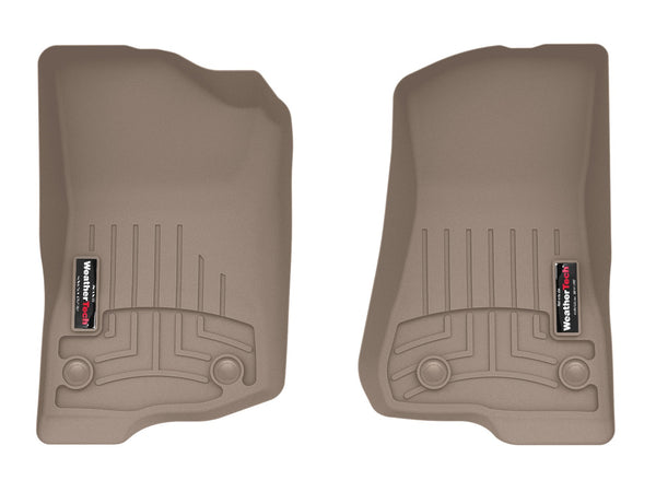 Weathertech - FloorLiner™ DigitalFit® Tan Front & Rear Set 21-25 Jeep Wrangler - 451313-1-5