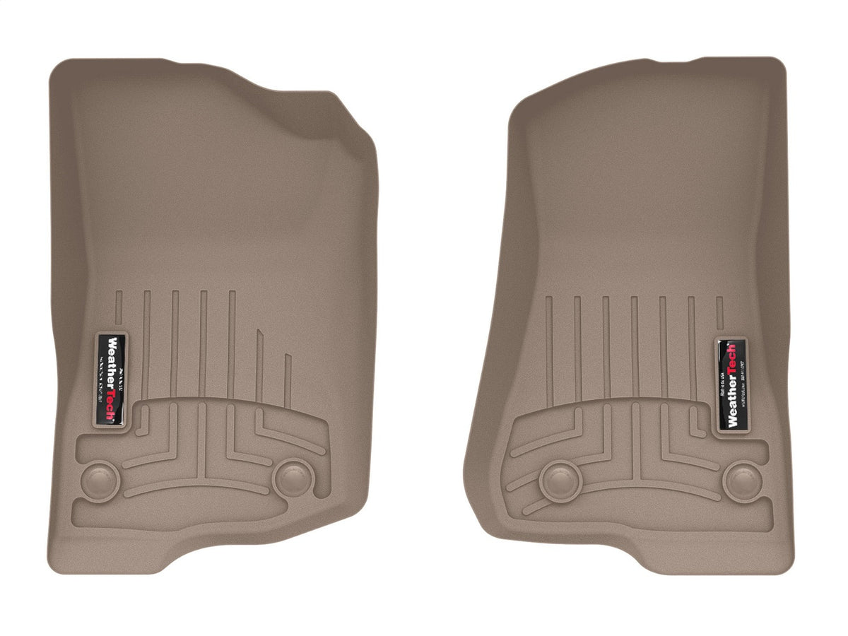 Weathertech - FloorLiner™ DigitalFit® Tan Front & Rear Set 18-26 Jeep Wrangler - 451313-1-3