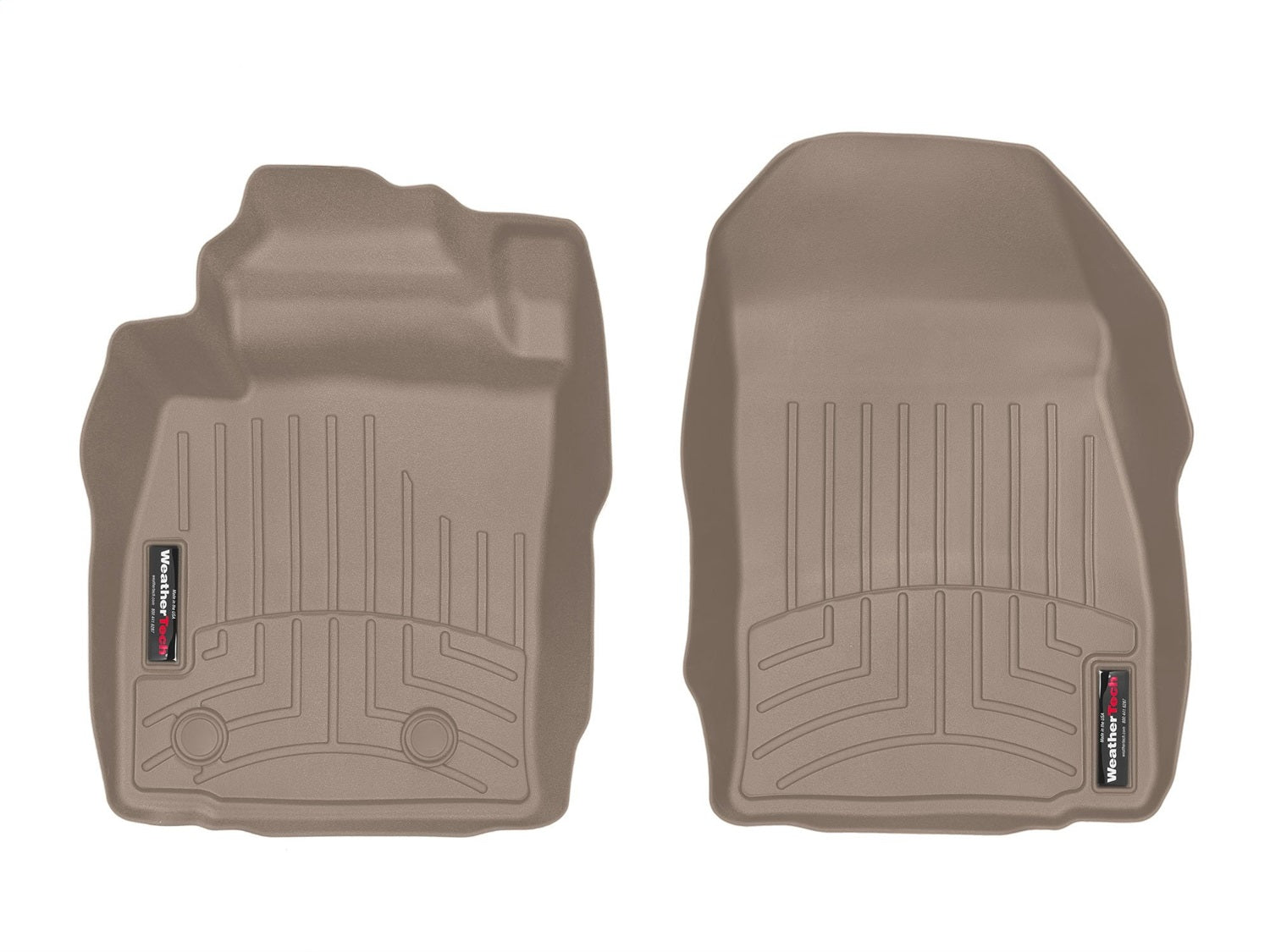 Weathertech - FloorLiner™ DigitalFit® Tan Front & Rear Set 18-22 Ford EcoSport - 451324-1-2
