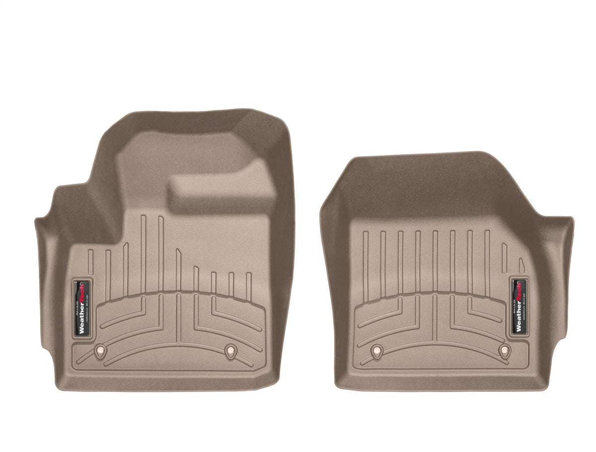Weathertech - FloorLiner™ DigitalFit® Tan Front & Rear Set 18-20 Jaguar E-Pace - 451358-1-2