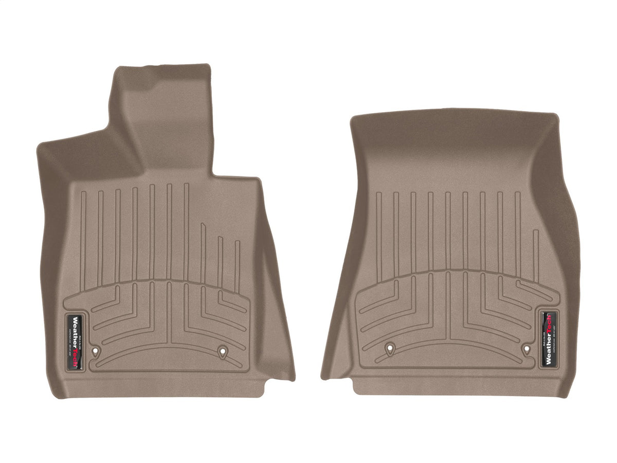Weathertech - FloorLiner™ DigitalFit® Tan Front & Rear Set 07-15 Audi Q7 / 19-26 BMW 8-Series / 20-25 BMW M8 - 451512-1-