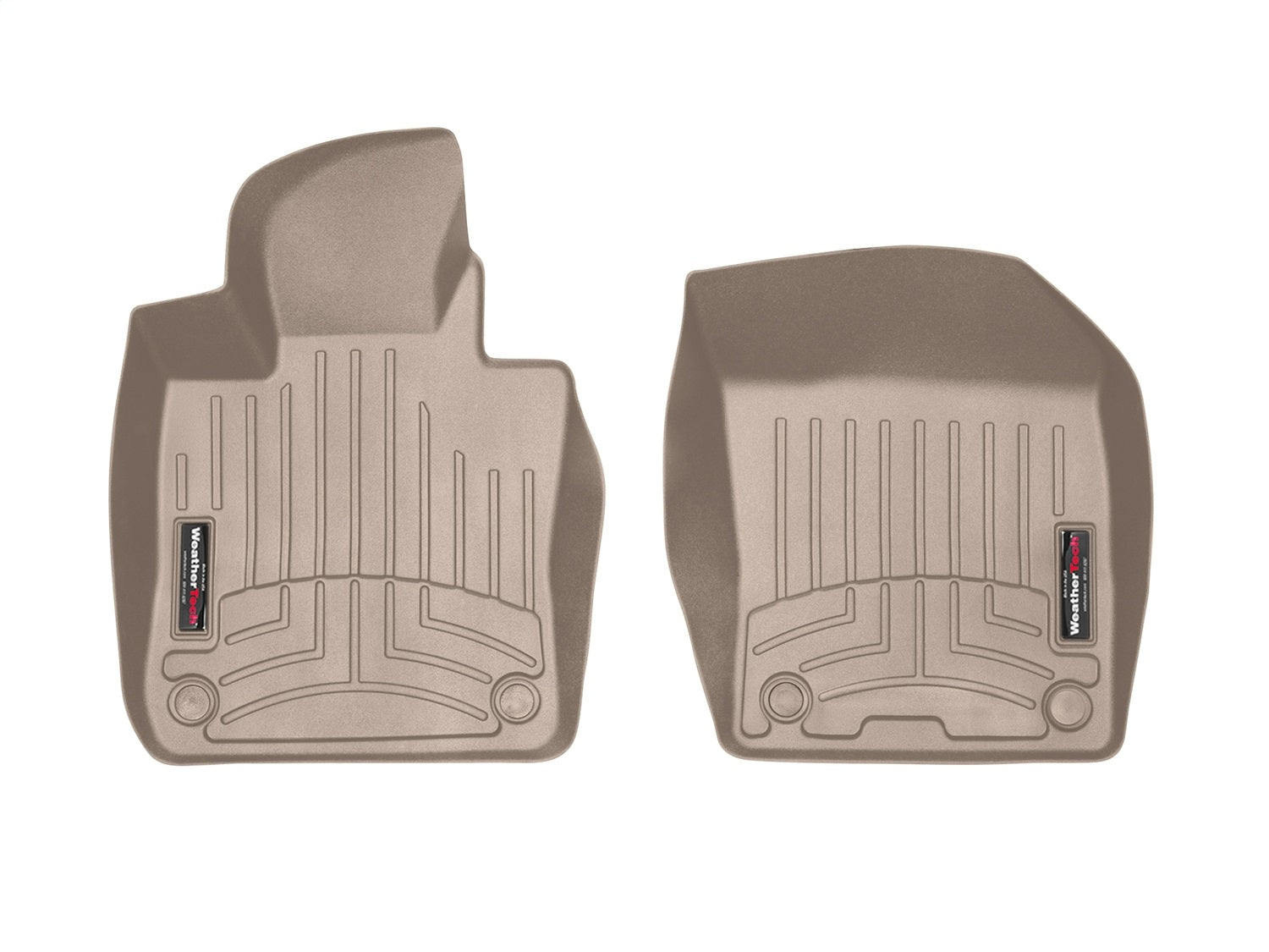 Weathertech - FloorLiner™ DigitalFit® Tan Front & Rear Set 19-25 Volvo S60 / 19-25 Volvo V60 - 451525-1-2