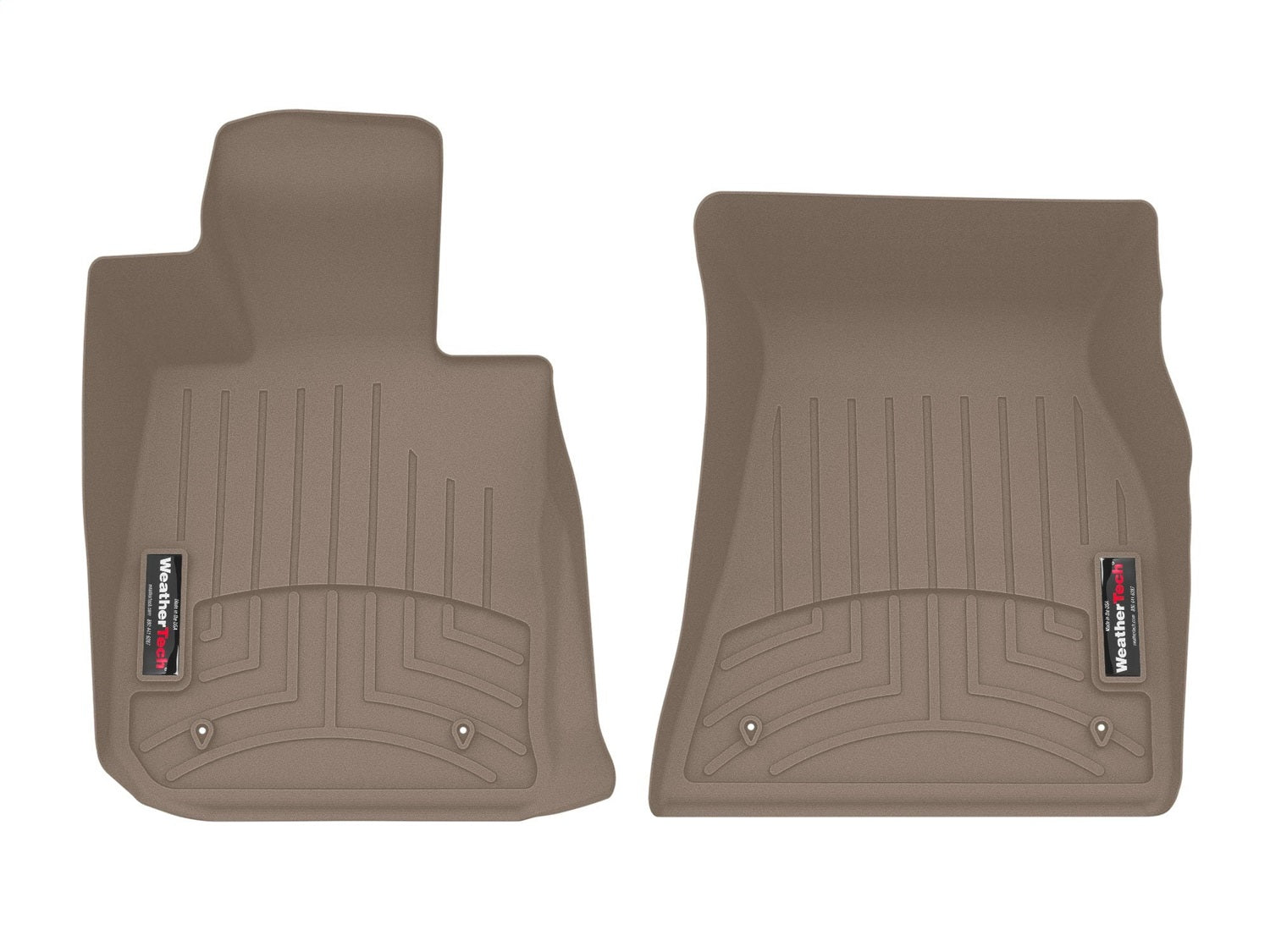 Weathertech - FloorLiner™ DigitalFit® Tan Front & Rear Set 19-20 BMW 3-Series - 451530-1-2