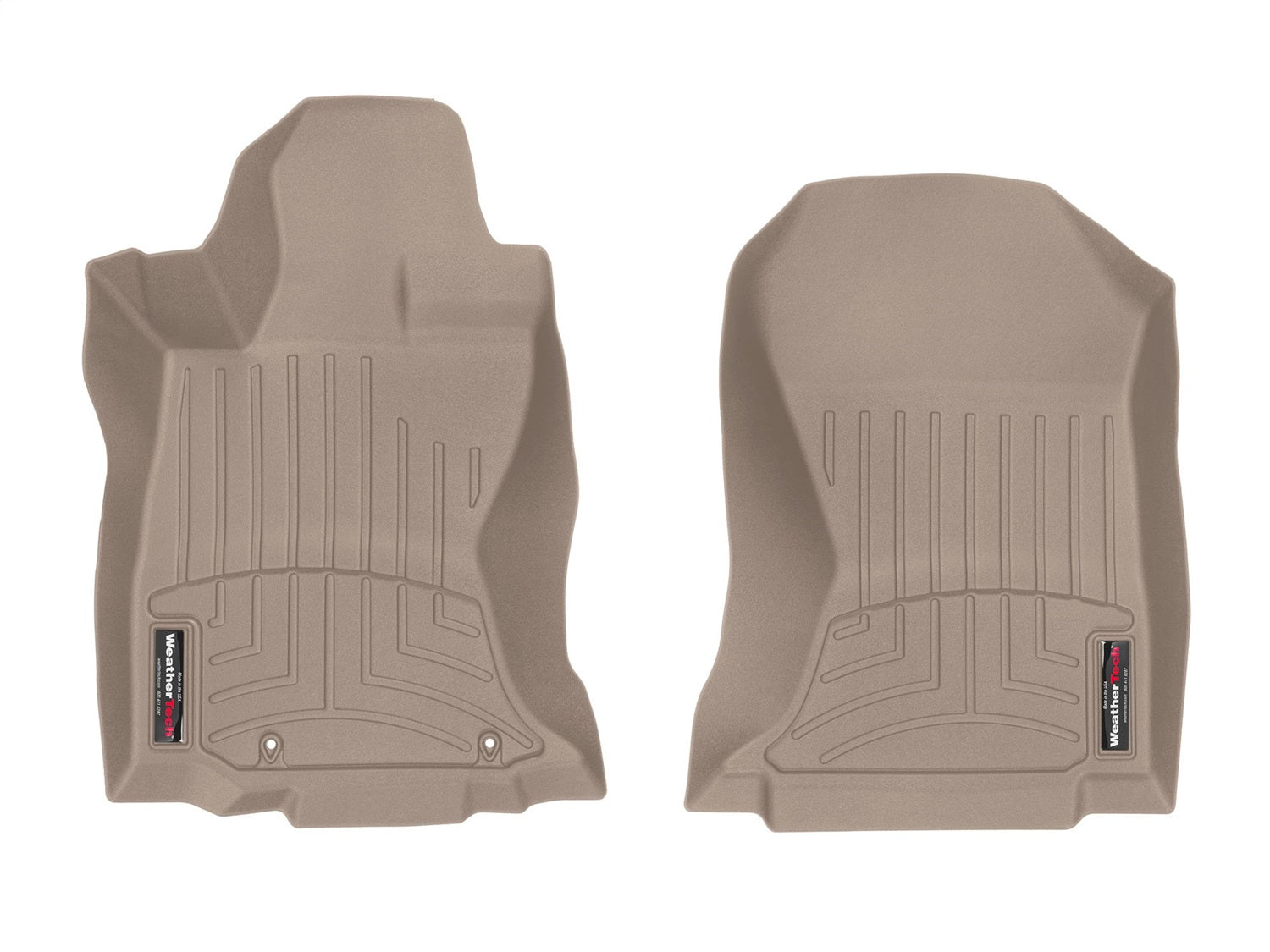 Weathertech - FloorLiner™ DigitalFit® Tan Front & Rear Set 20-25 Subaru Legacy / 20-25 Subaru Outback - 451583-1-2