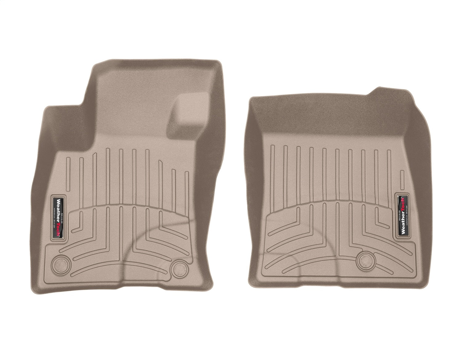 Weathertech - FloorLiner™ DigitalFit® Tan Front & Rear Set 20-25 Lincoln Corsair - 451590-1-2