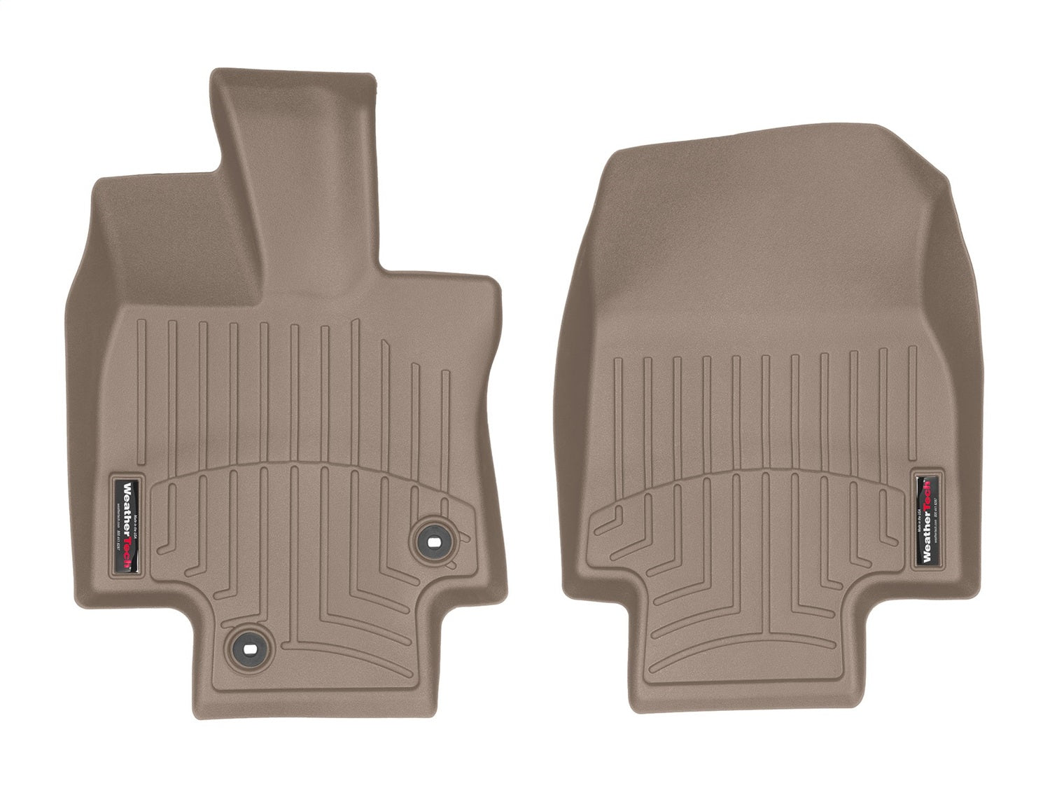 Weathertech - FloorLiner™ DigitalFit® Tan Front, Rear & Third Row Set 20-25 Toyota Highlander - 451609-1-2-3IM