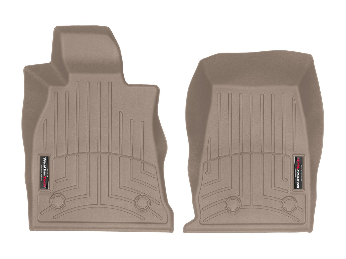 Weathertech - FloorLiner™ DigitalFit® Tan Front & Rear Set 20-26 Cadillac CT5 - 451610-1-2