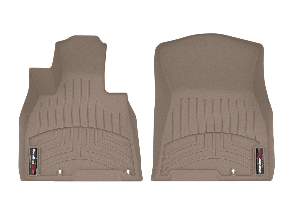 Weathertech - FloorLiner™ DigitalFit® Tan Front & Rear Set 21-24 Genesis GV80 - 451621-1-2