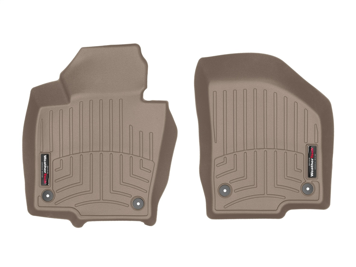 Weathertech - FloorLiner™ DigitalFit® - Tan Front 09-17 Volkswagen CC / 07-10 Volkswagen Passat - 451671