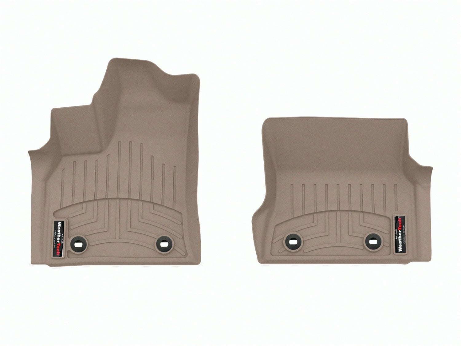 Weathertech - FloorLiner™ DigitalFit® Tan Front & Rear Set 22-23 Lexus LX - 451785-1-2