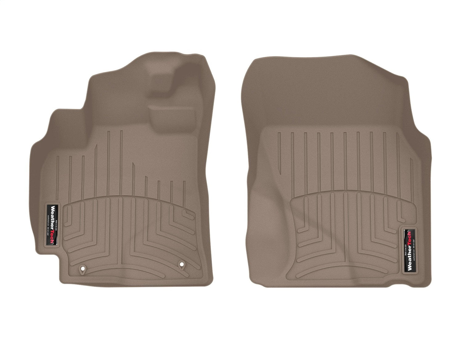Weathertech - FloorLiner™ DigitalFit® Tan Front & Rear Set 09-10 Pontiac Vibe / 09-13 Toyota Matrix - 451871-451862