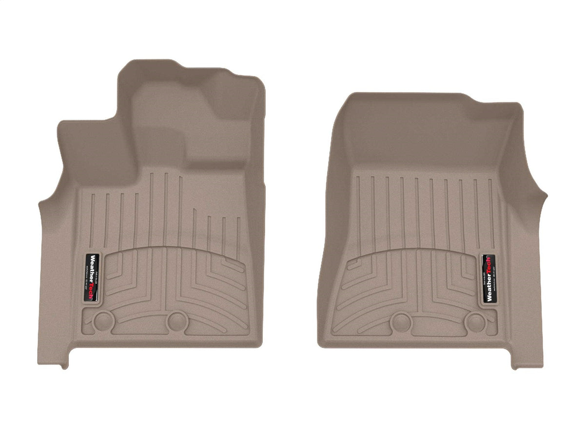 Weathertech - FloorLiner™ DigitalFit® Tan Front, Rear & Third Row Set 25-26 Nissan Armada - 451905-1-2-3