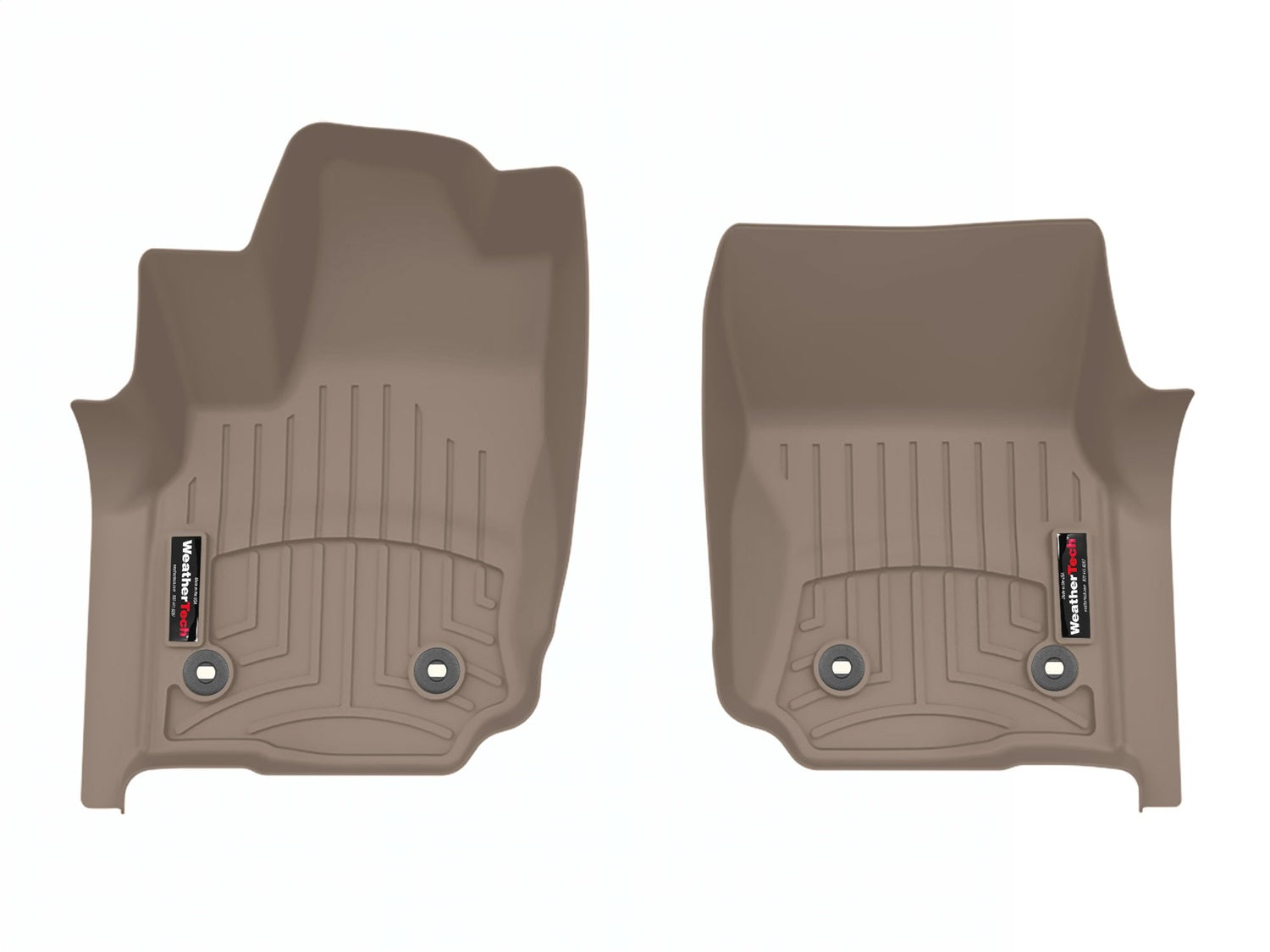 Weathertech - FloorLiner™ DigitalFit® Tan Front & Rear Set 25 Toyota 4Runner - 451919-1-4IM