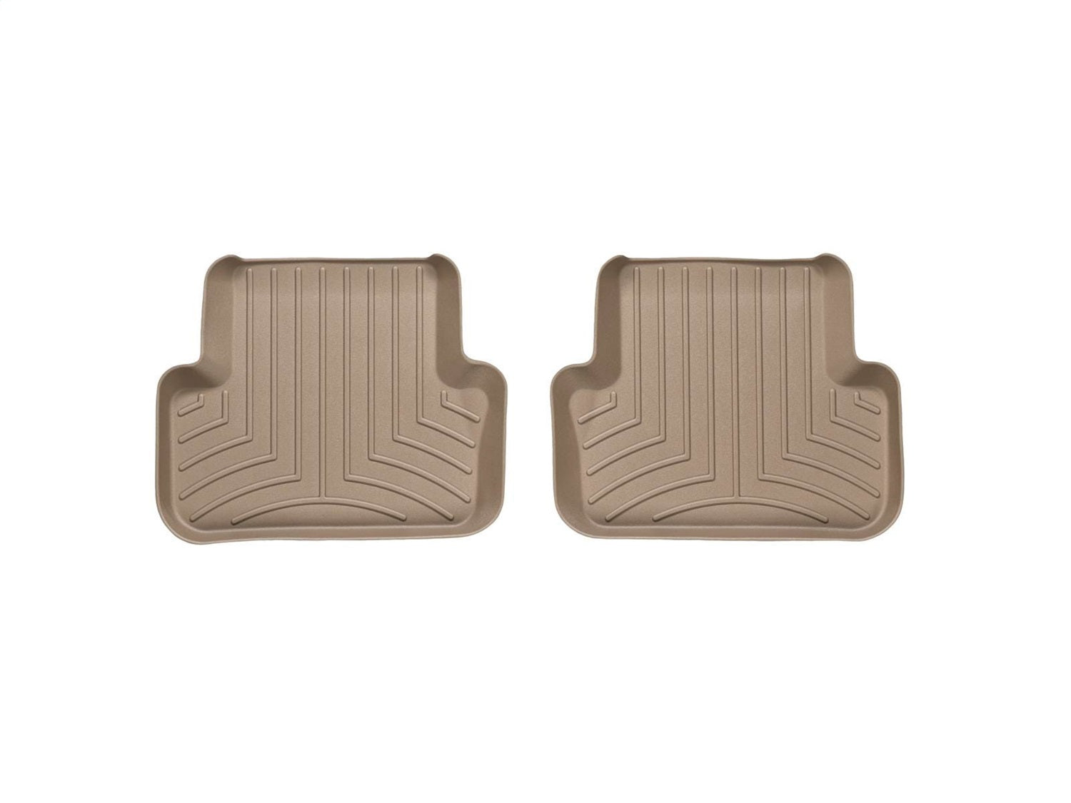 Weathertech - FloorLiner™ DigitalFit® - Tan Rear 96-16 Audi A4 / 09-16 Audi S4 - 452122
