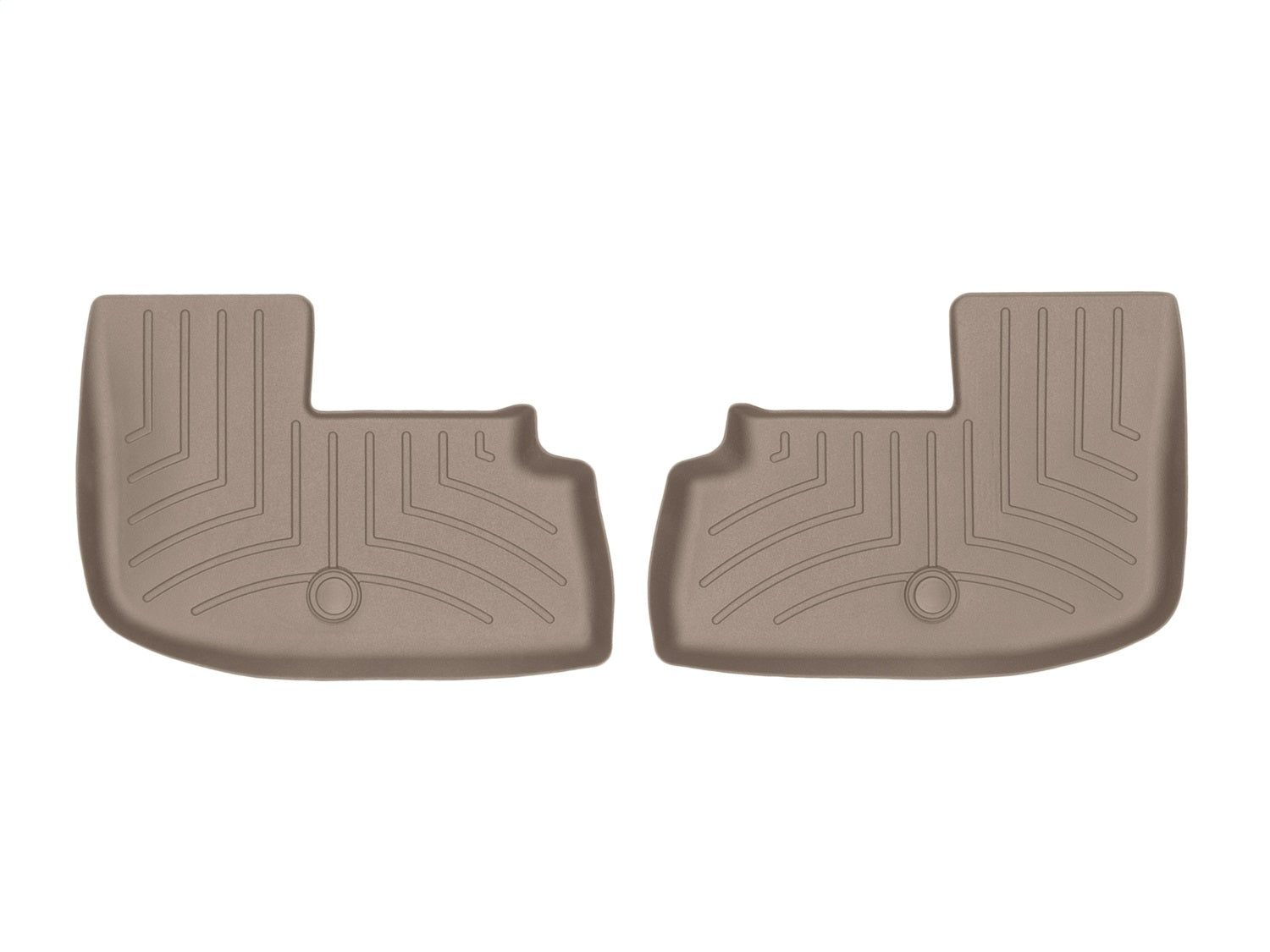 Weathertech - FloorLiner™ DigitalFit® - Tan Rear 07-14 Mercedes Benz CL / 08-14 Mercedes Benz CL63-AMG / 08-14 Mercedes 