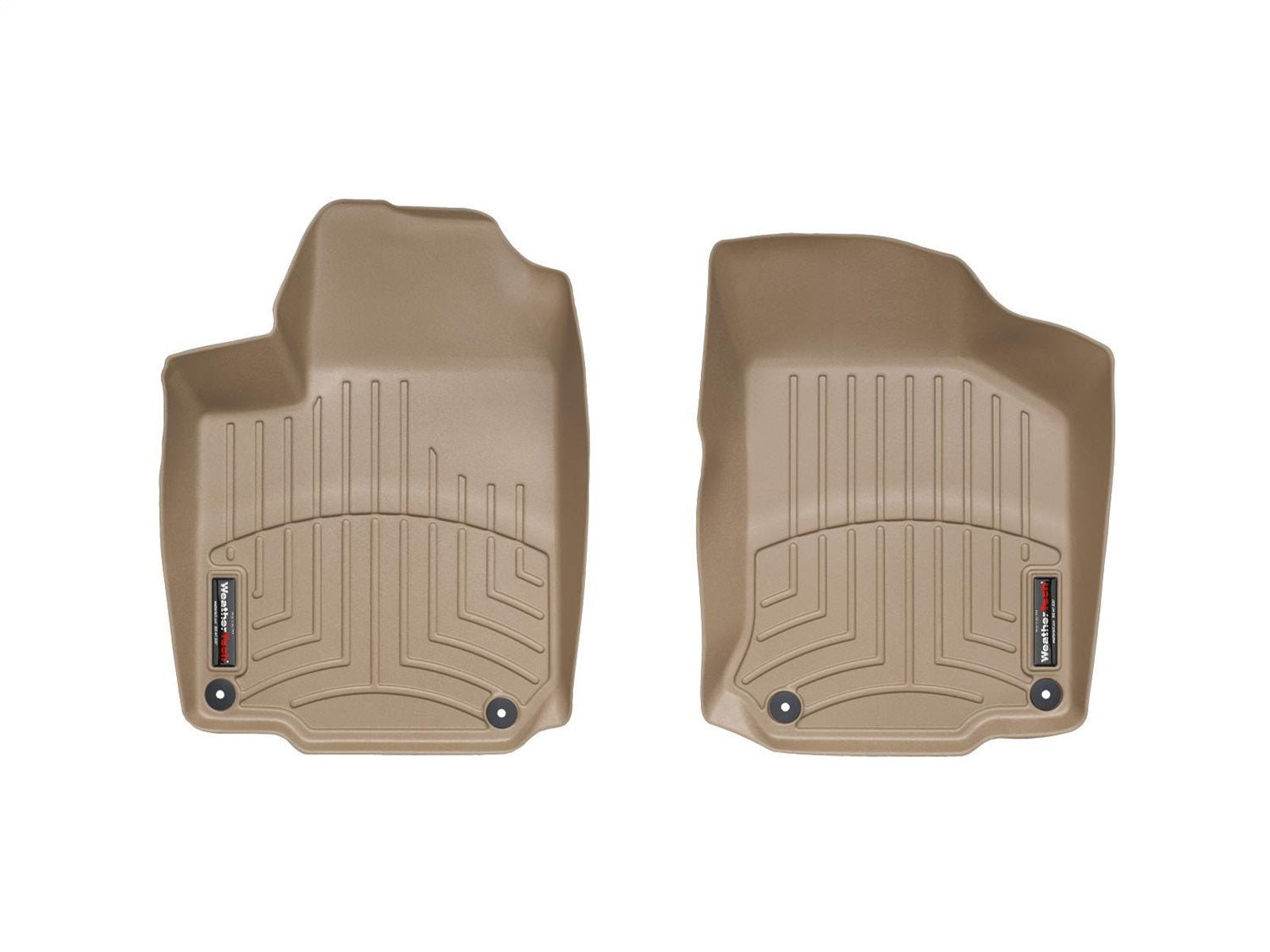 Weathertech - FloorLiner™ DigitalFit® Tan Front & Rear Set 98-10 Volkswagen Beetle - 45263-1-2