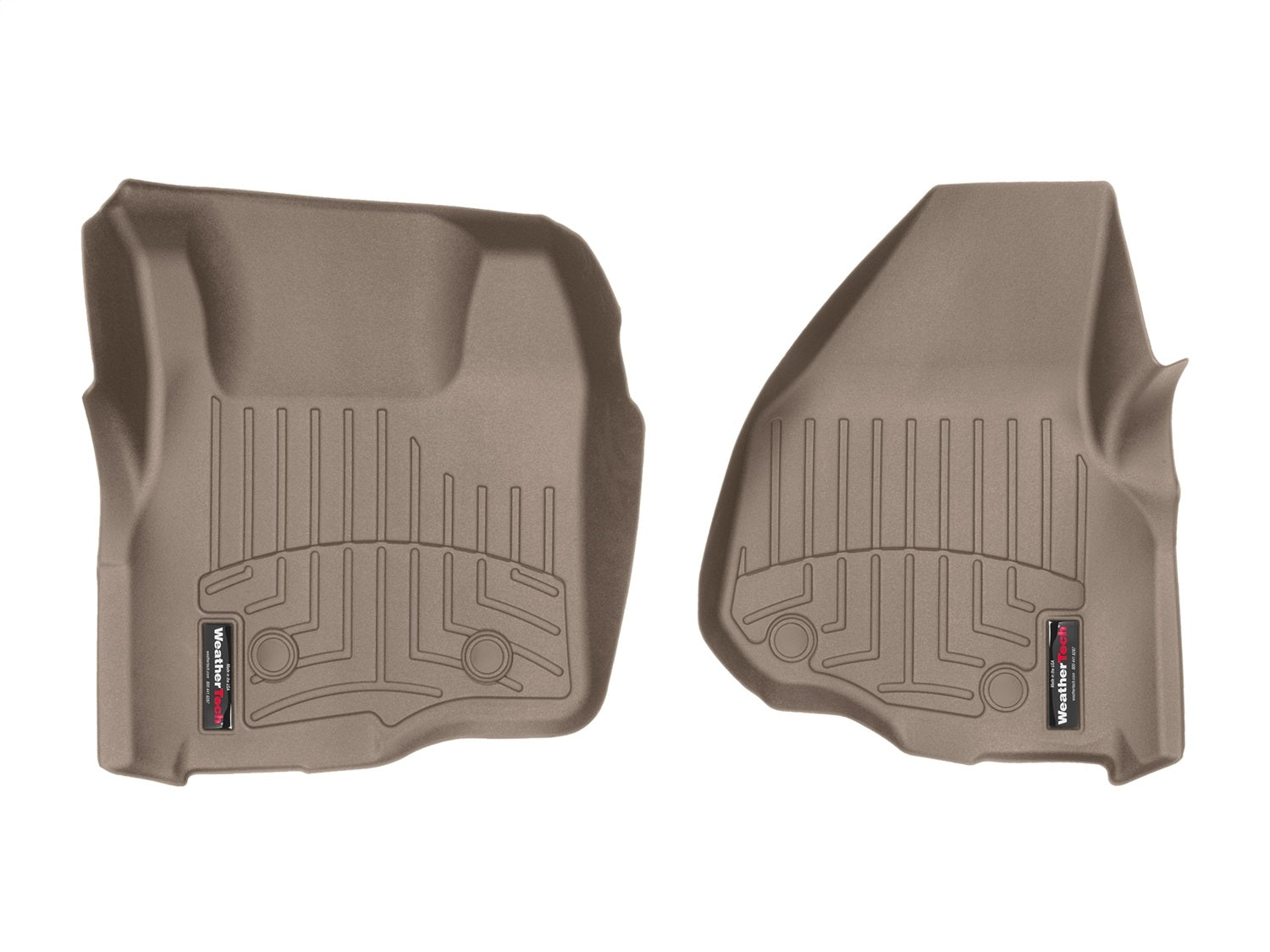 Weathertech - FloorLiner™ DigitalFit® - Tan Front for F-250 / F-350 / F-450-Super-Duty / F-550-Super-Duty - 453051