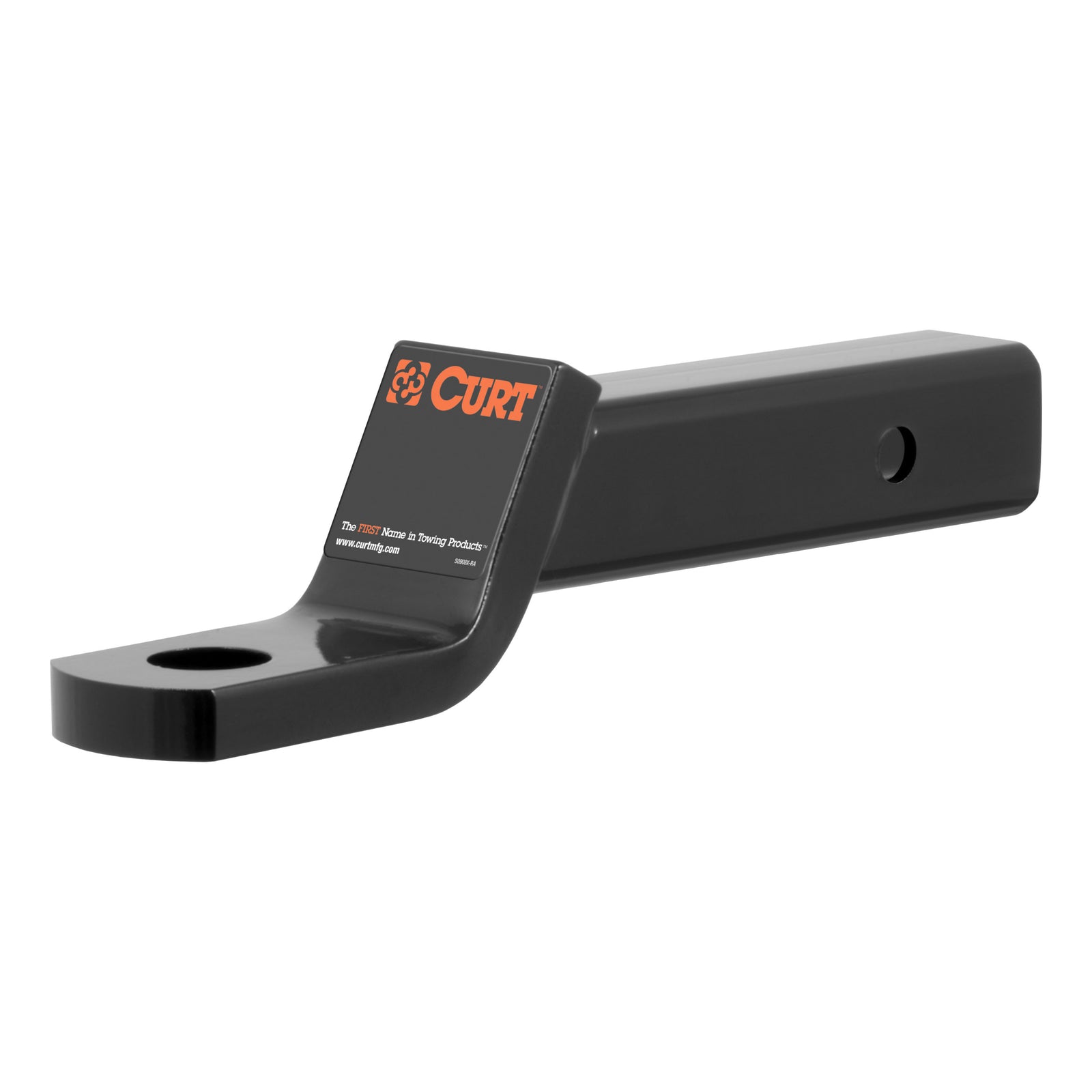 CURT 45310 Class 4 Trailer Hitch Ball Mount, Fits 2-Inch Receiver, 10,000 lbs, 1-1/4-Inch Hole, 2-In Drop, 1-Inch Rise