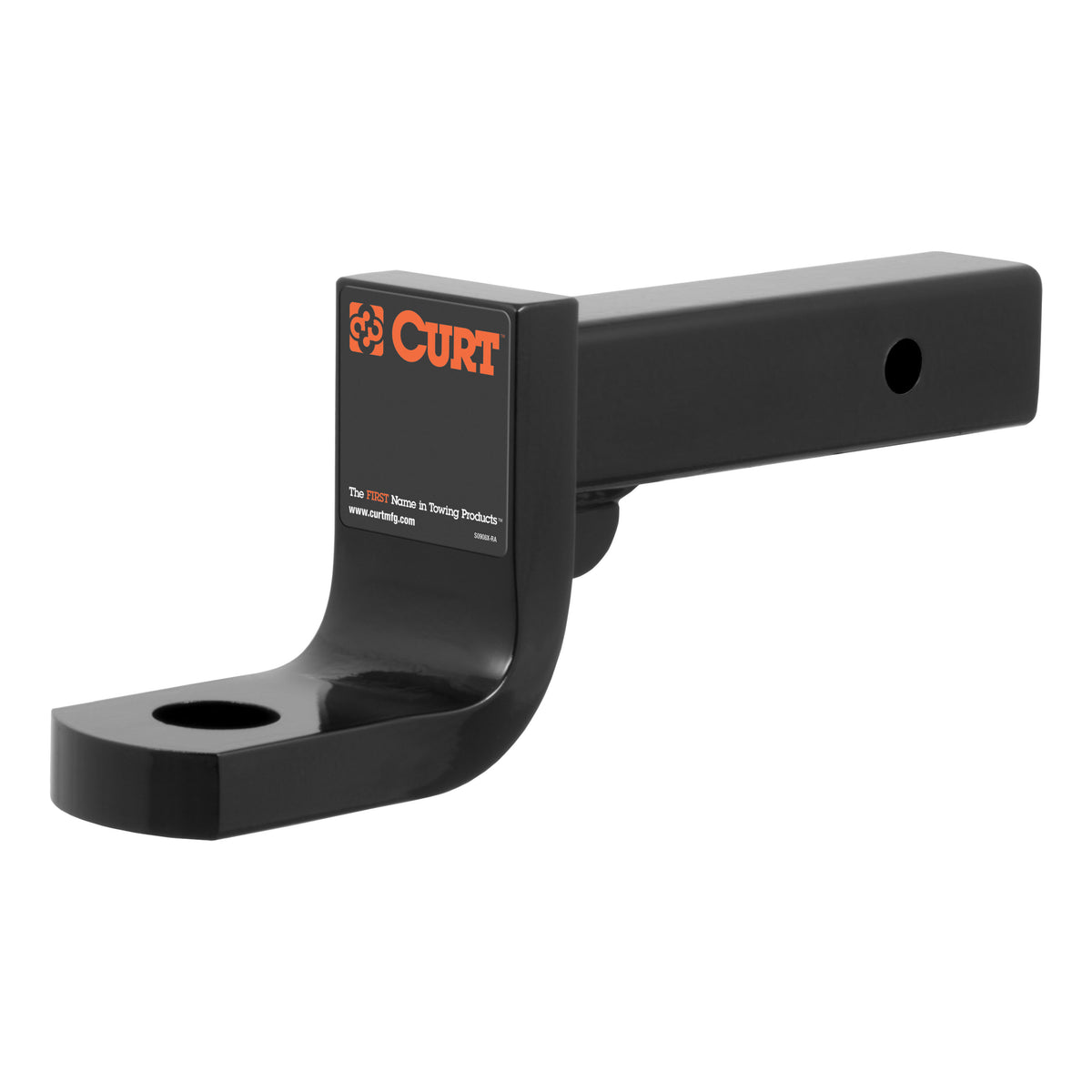 CURT 45313 Class 4 Trailer Hitch Ball Mount, Fits 2-Inch Receiver, 12,000 lbs, 1-1/4-Inch Hole, 4-Inch Drop, 3-Inch Rise