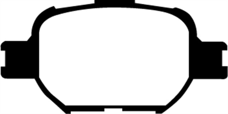EBC 04-10 Scion TC 2.4 Greenstuff Front Brake Pads - DP21325 for 2005-2010 Scion tC - detail view