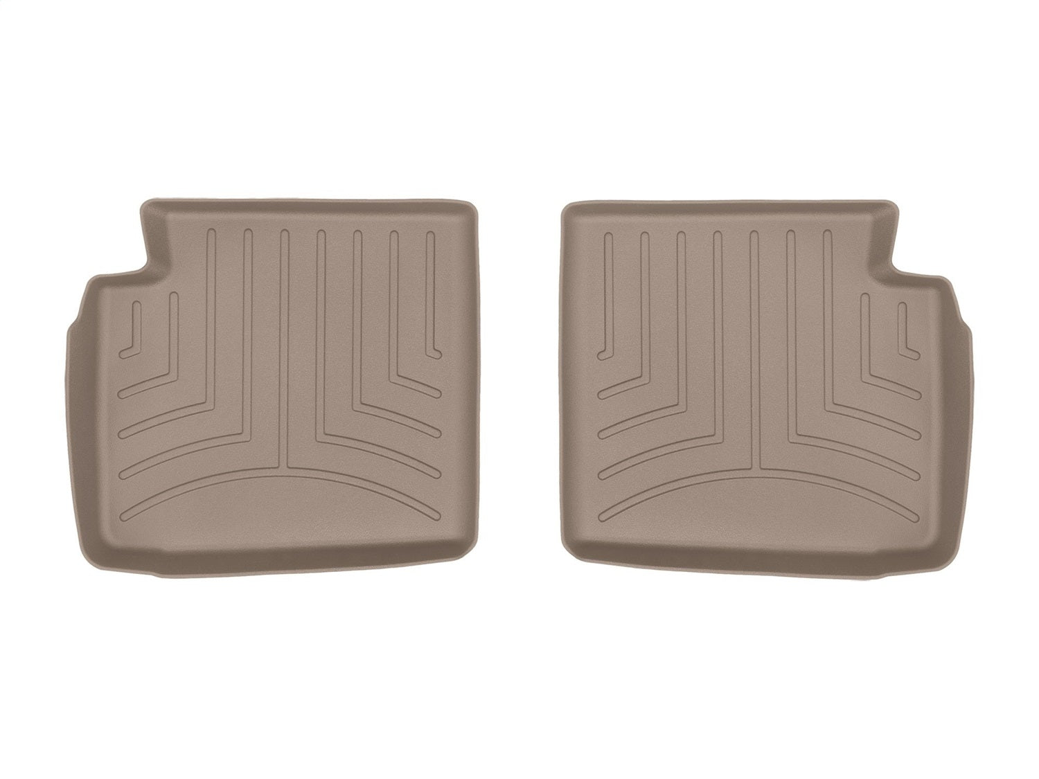 Weathertech - FloorLiner™ DigitalFit® - Tan Rear 14-19 Fiat 500 - 453692